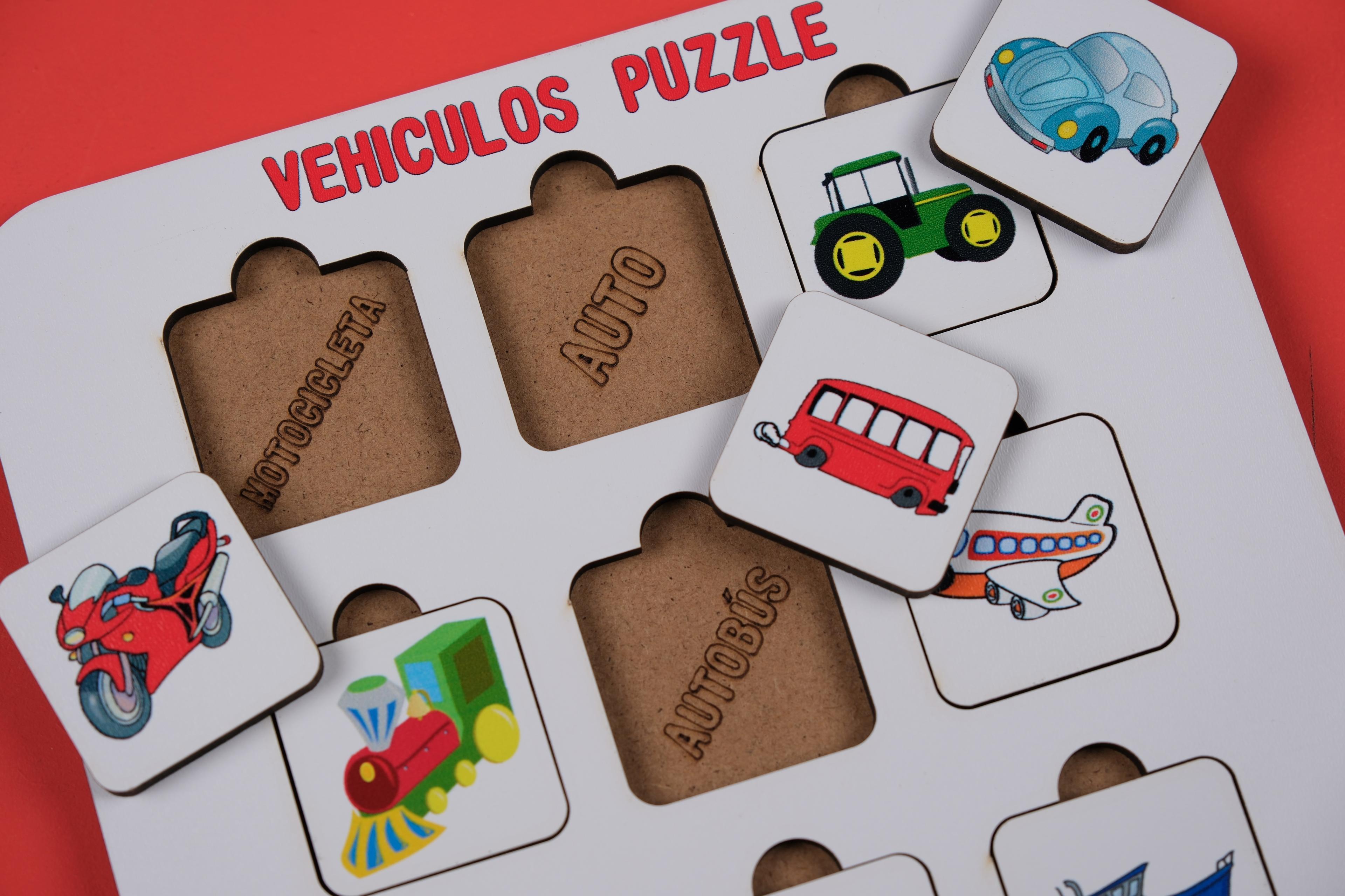 VEHICULOS (ARAÇLAR) | İSPANYOLCA ÖĞRETEN PUZZLE