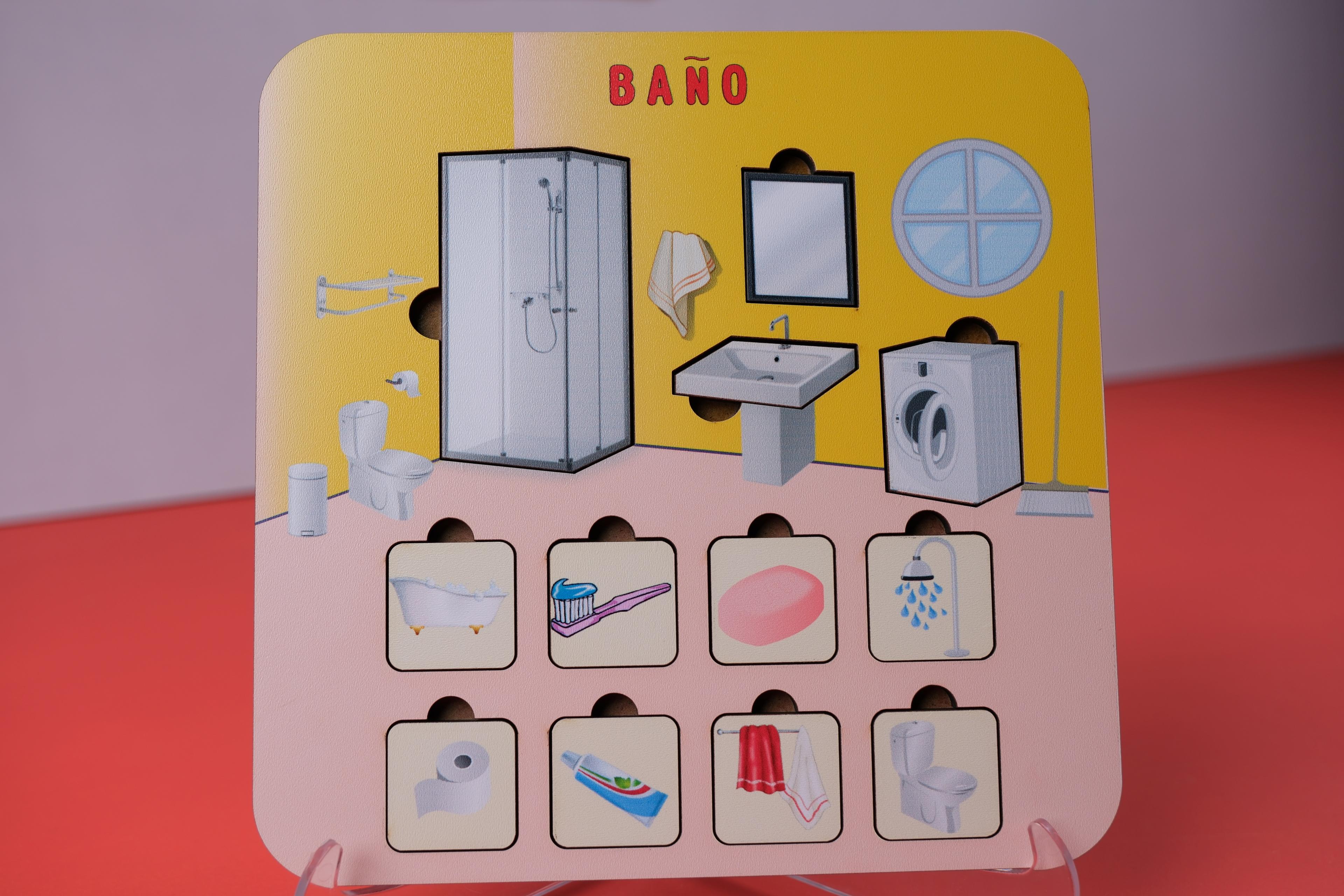 BAÑO (BANYO) | İSPANYOLCA ÖĞRETEN PUZZLE