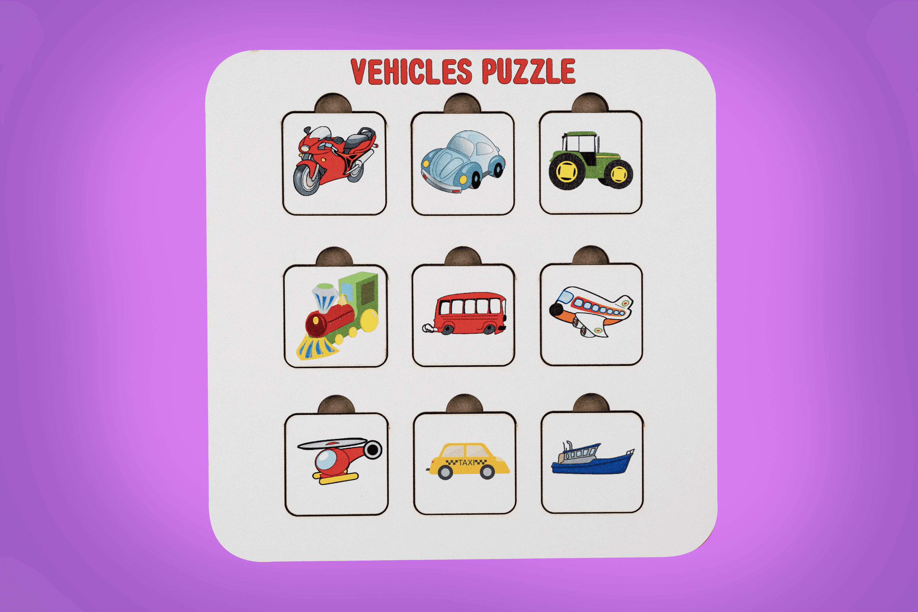 VEHICLES PUZZLE