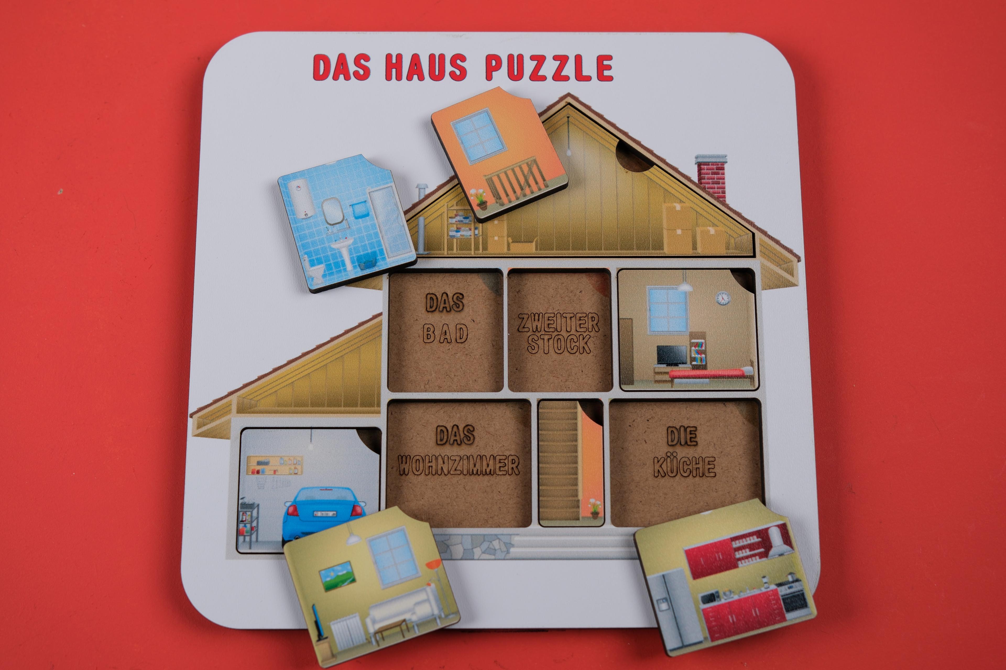 DAS HAUS (EV) | ALMANCA ÖĞRETEN PUZZLE