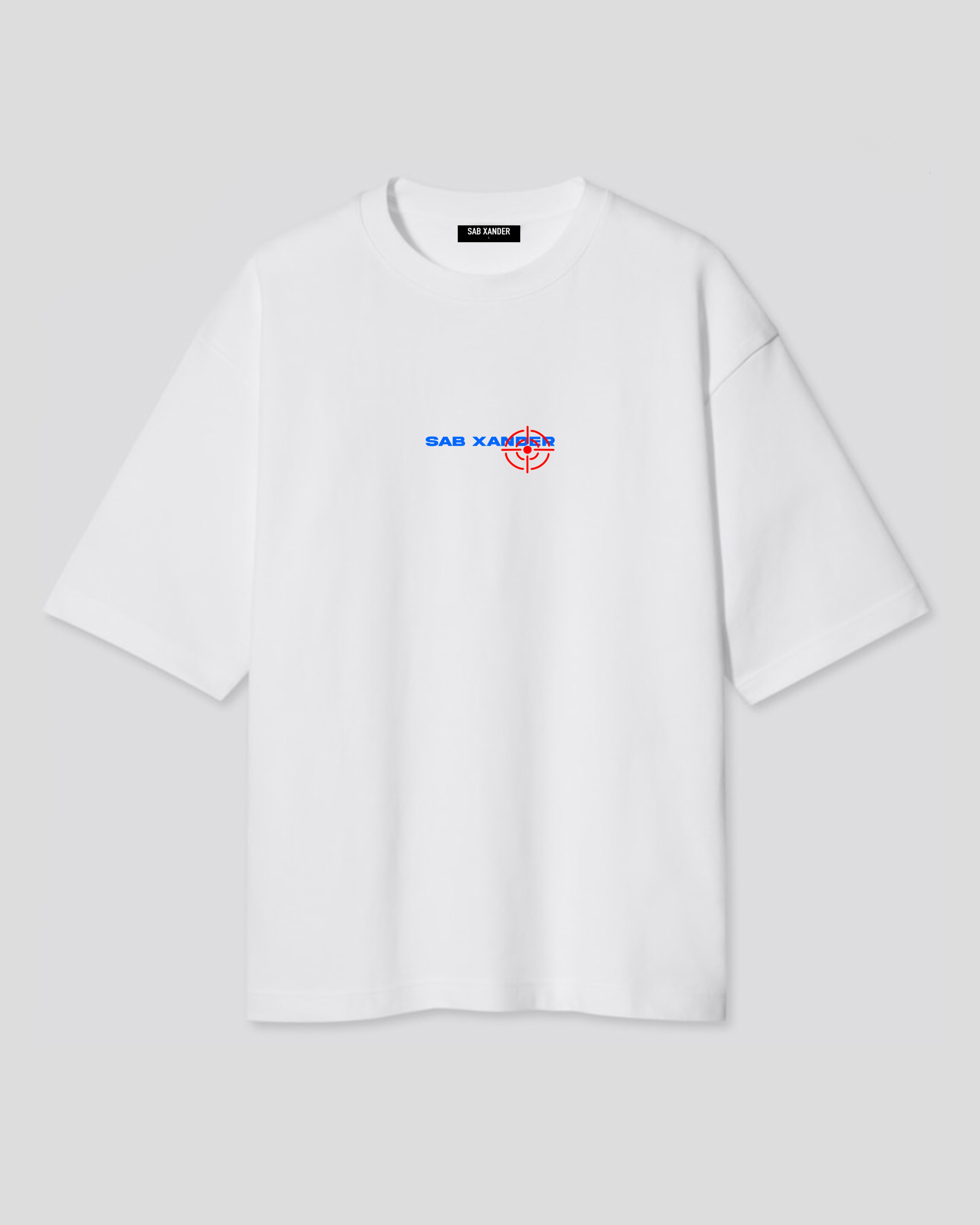 TOXIC WORLD WHITE OVERSIZE T-SHIRT