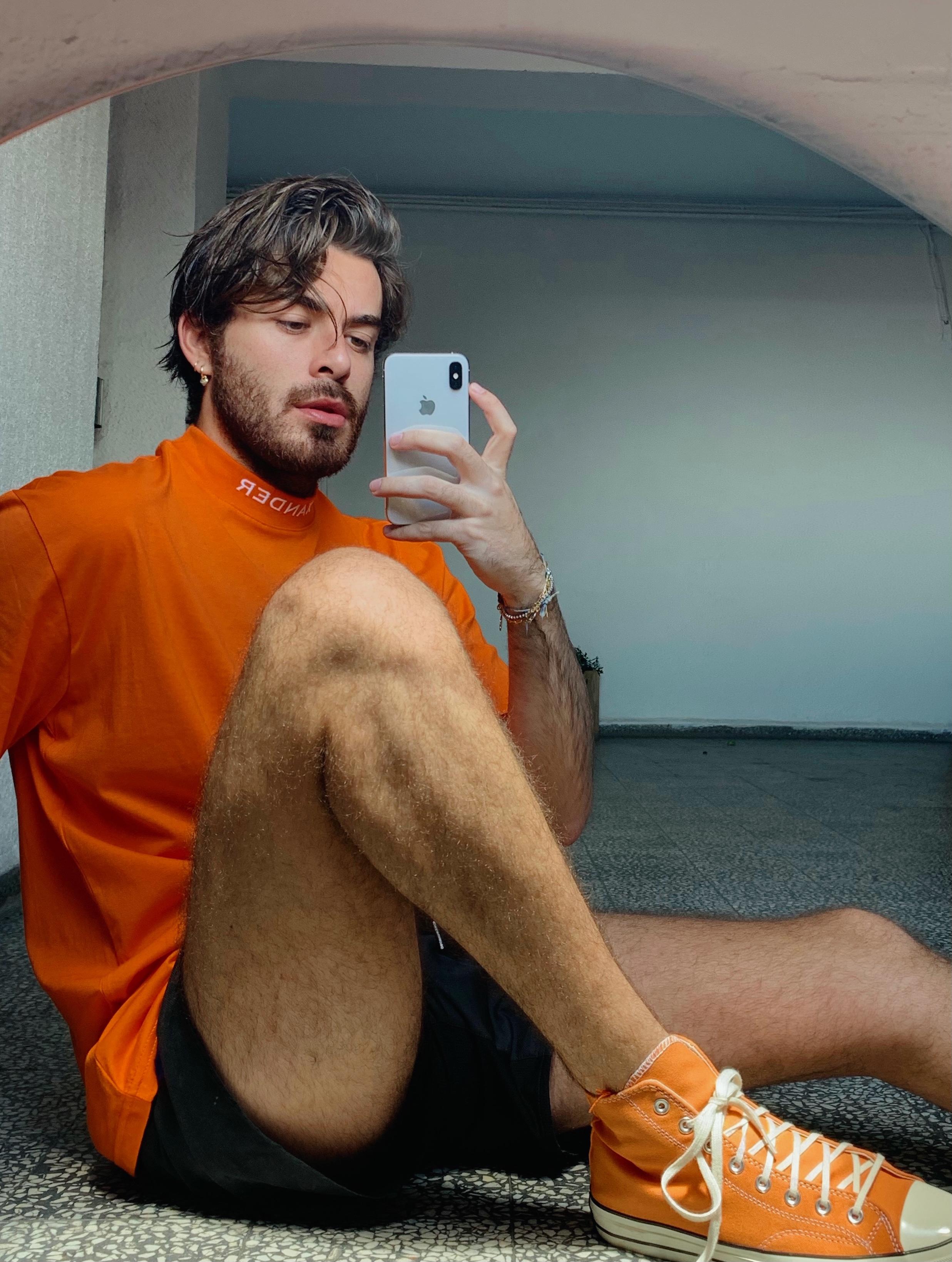ORANGE XANDER BASIC OVERSIZE T-SHIRT