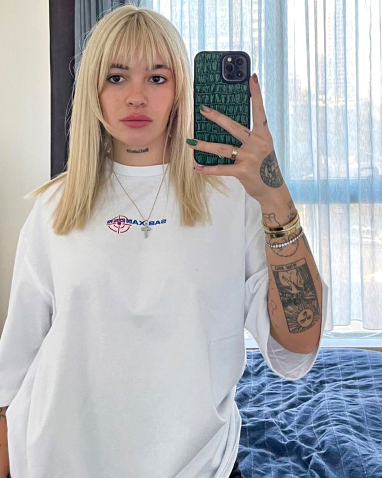 TOXIC WORLD WHITE OVERSIZE T-SHIRT