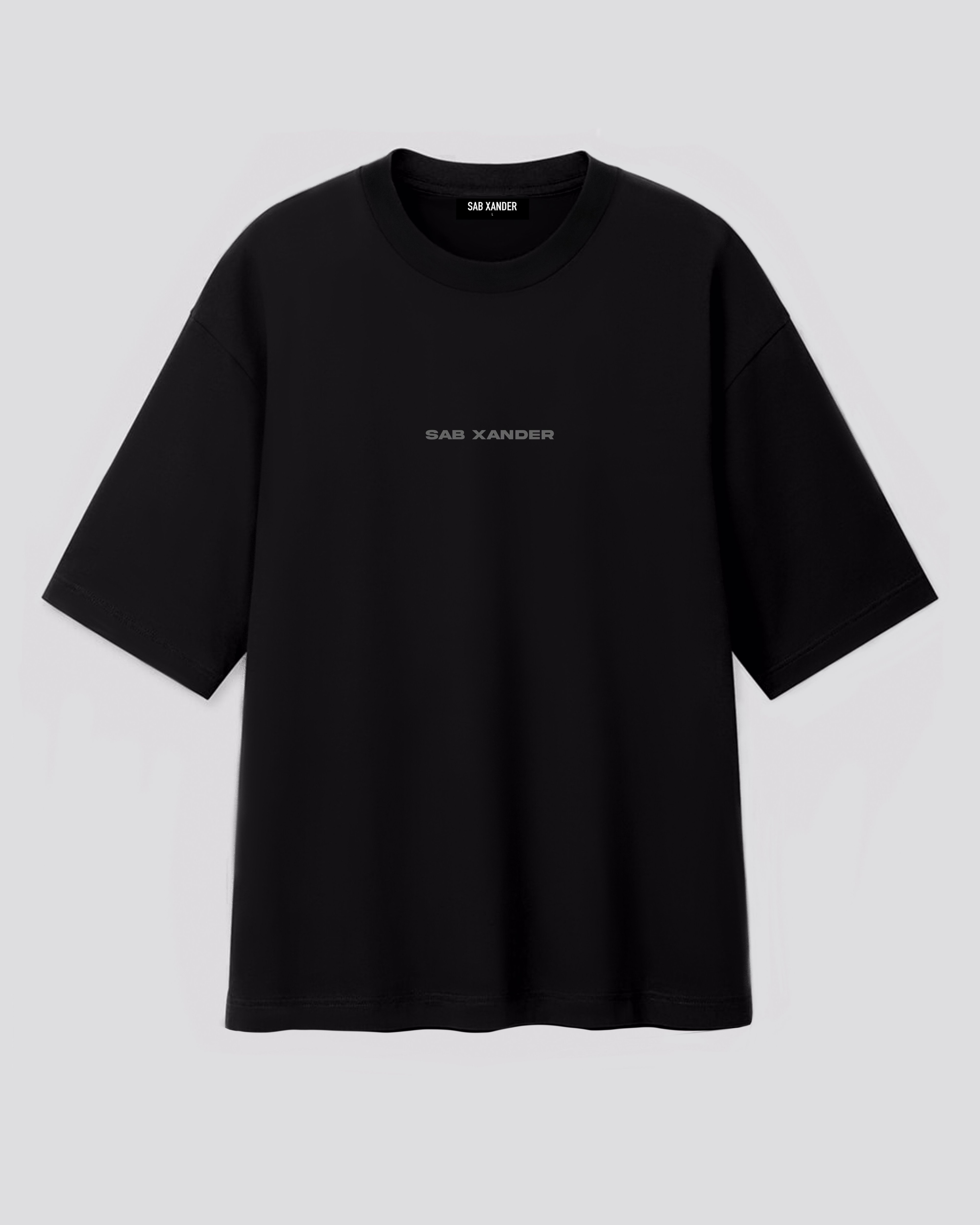 DROP OF RED BLACK OVERSIZE T-SHIRT