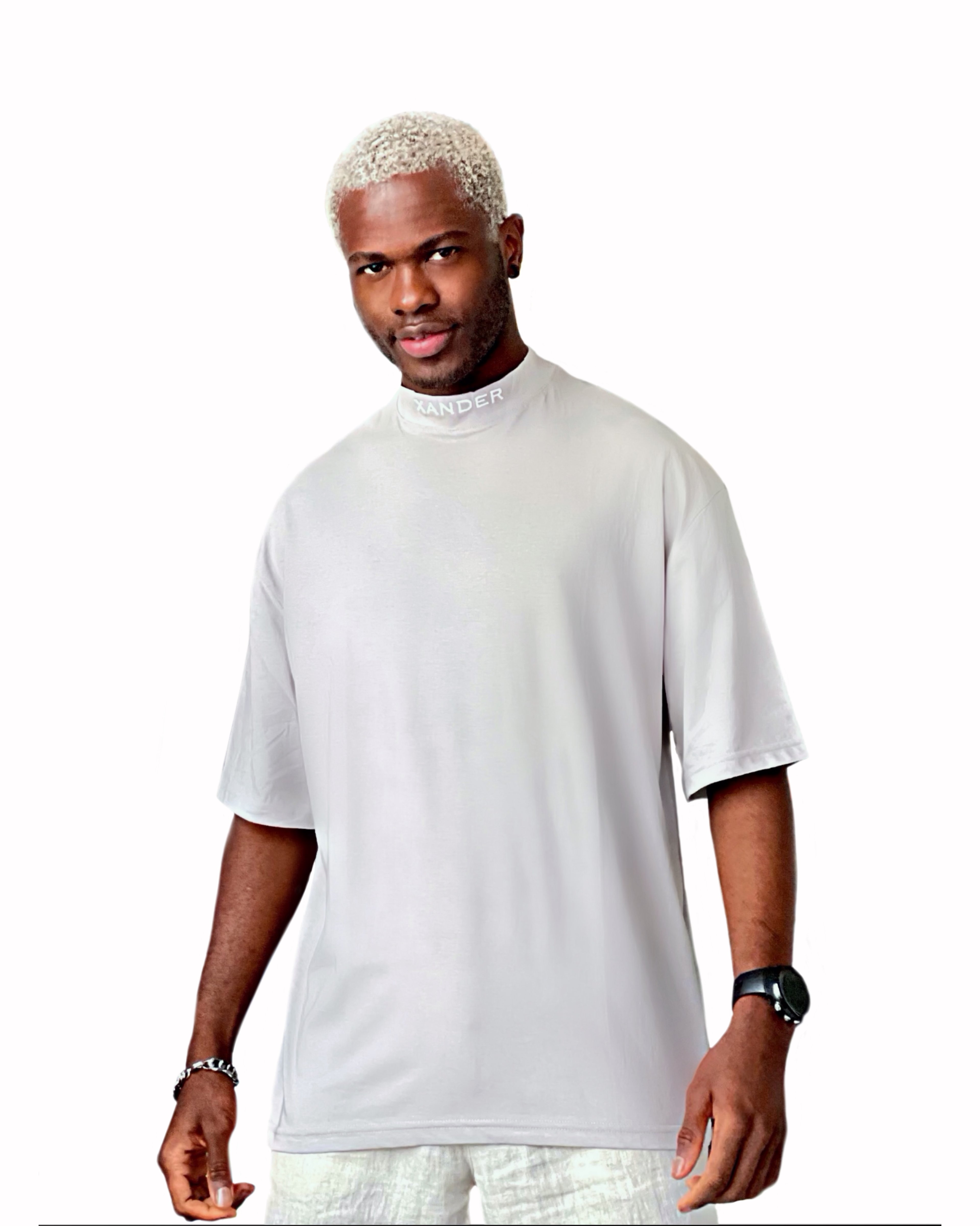GREY XANDER BASIC OVERSIZE T-SHIRT