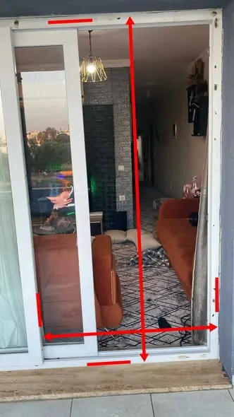 Sürgülü Kapıda Kolay Sineklik Ölçüsü alma Yöntemi (Kasa içi montaj)