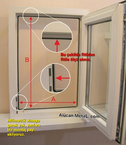 Menteşeli Açılır Balkon Kapı Sinekliği