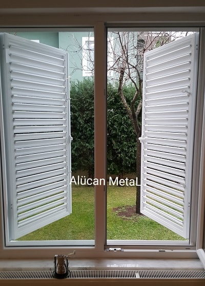 Alüminyum  Menteşeli Açılır Dış cephe Panjuru
