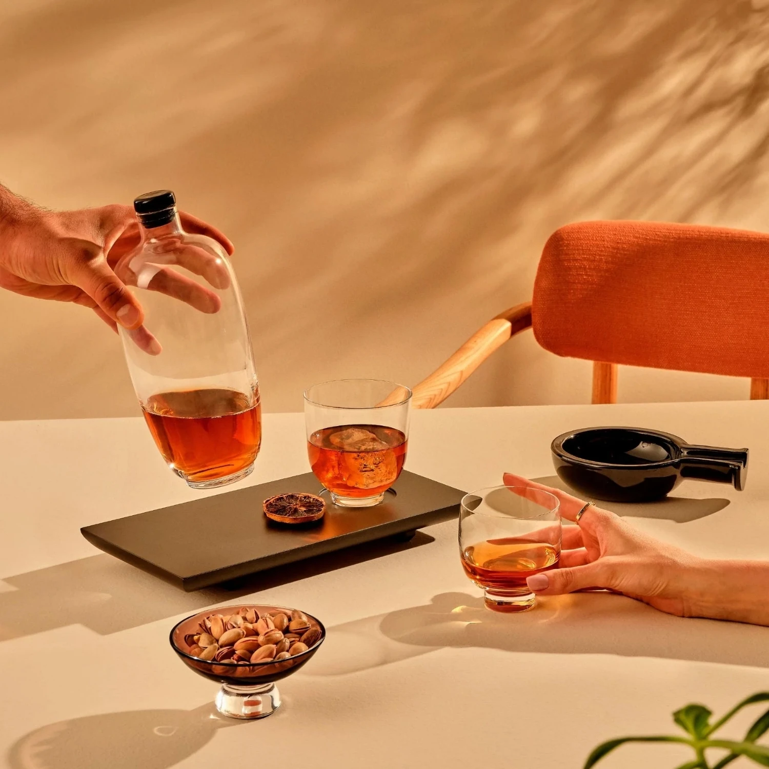 Nude Hepburn 4'lü Kristal Kokteyl ve Viski Bardağı Seti 380 cc - 64082