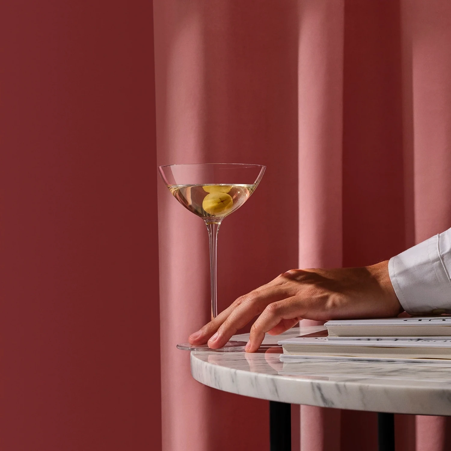 Nude Savage 2'li Kristal Cam Ayaklı Kokteyl ve Martini Kadehi Seti 170 cc - 67286