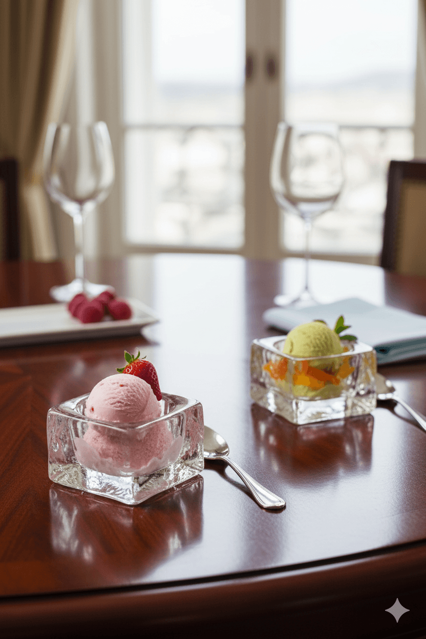 Nude 24323 Ice Cube Kare Dondurma Servis Tabağı – Kristal, 9 cm, El İmalatı