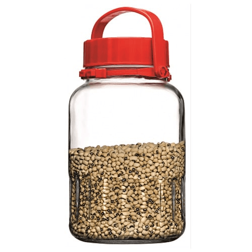 Paşabahçe 80005 Harvest Plastik Kapaklı Cam Kavanoz 3 Litre - 2 Adet