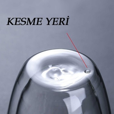 Perotti 12461 DoubleWall Çift Cidarlı Bambu Kapaklı Kupa Bardak 250ml - 2 Adet