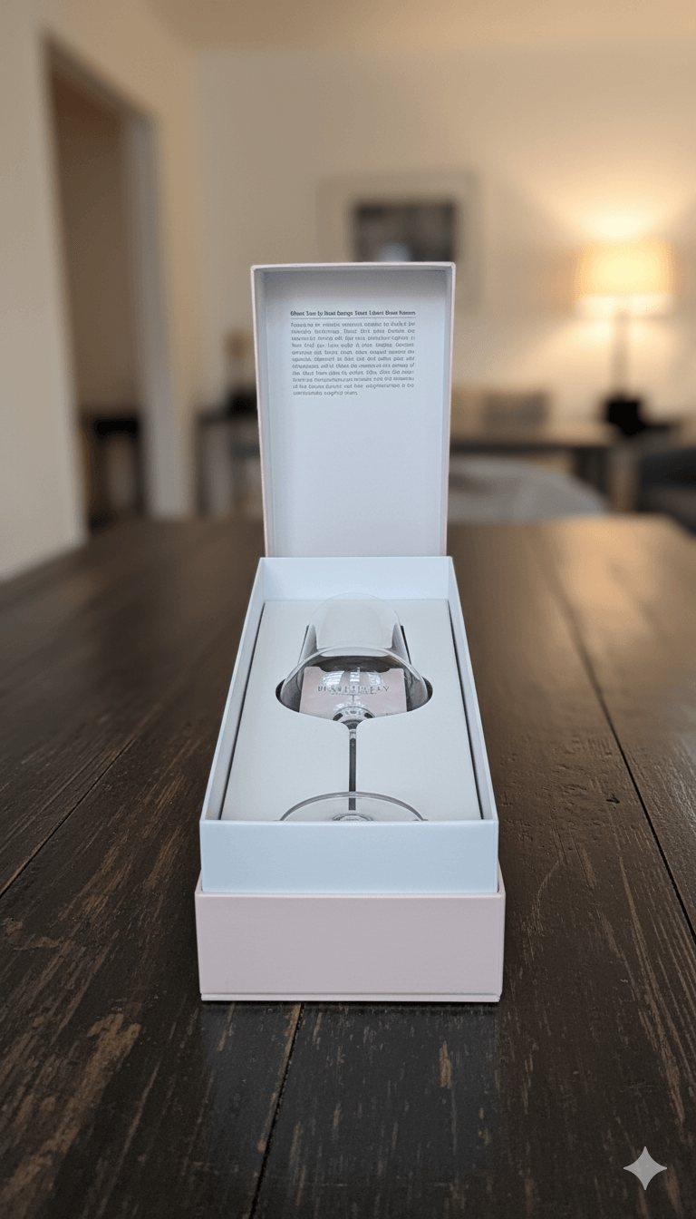 Nude Ghost Zero 32261 Beyaz Şarap Kadehi 400 cc – Kurşunsuz Kristal Cam, Hediyelik Kutulu - 1 Adet