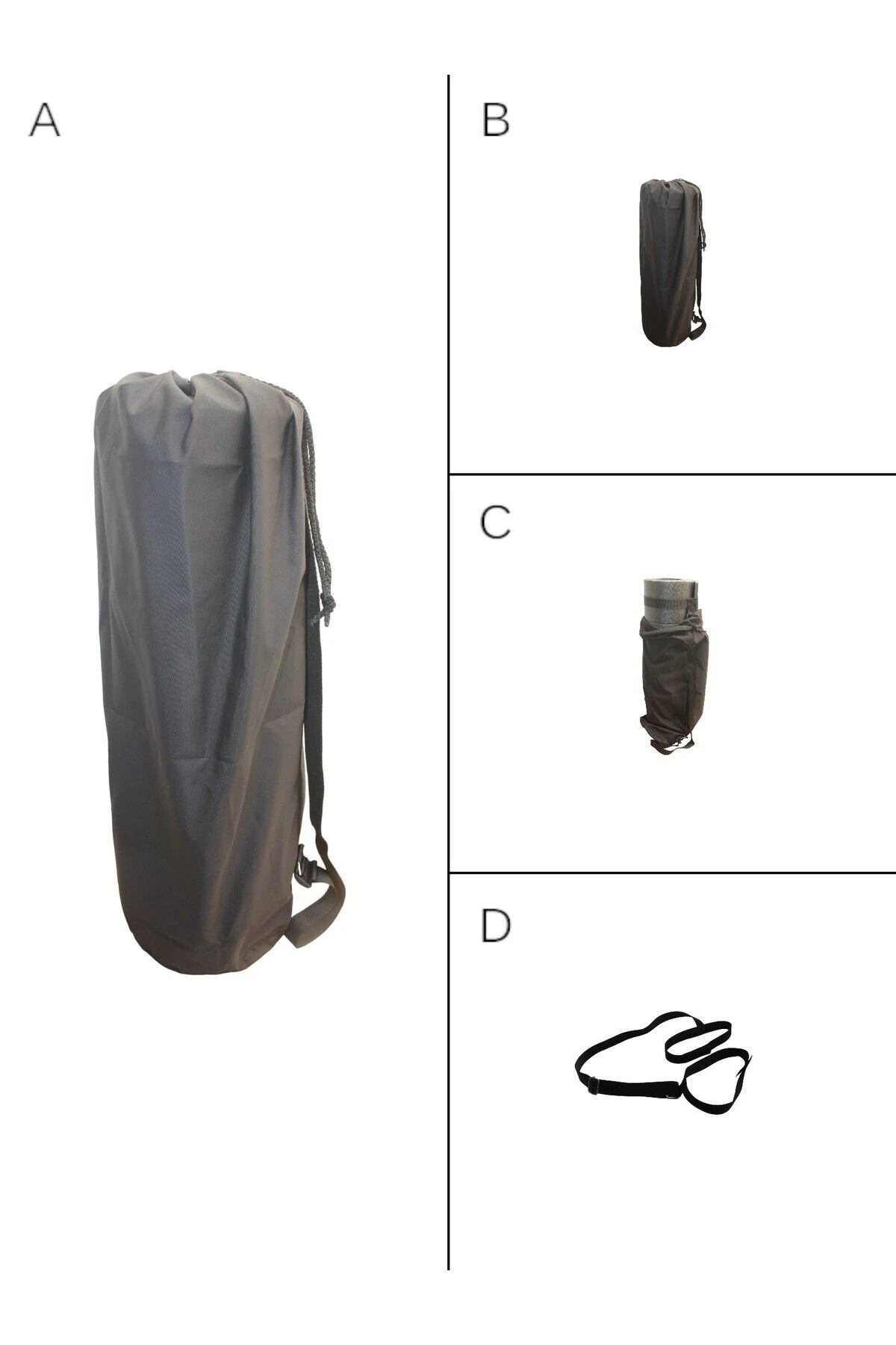 Yoga Ve Pilates Mat Ve Taşıma Seti 3 Lü Set ( Mat-mat Askısı-taşıma Kılıfı ) Ypmattaşımaseti1