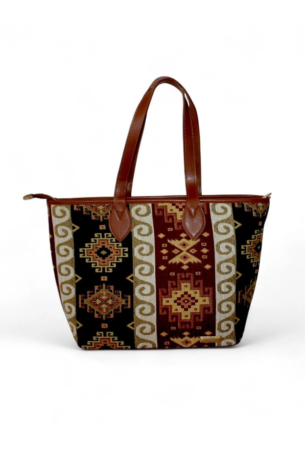 Otantik Desen Kadın Omuz Çantası Bergama Model BergamaÇantaM3