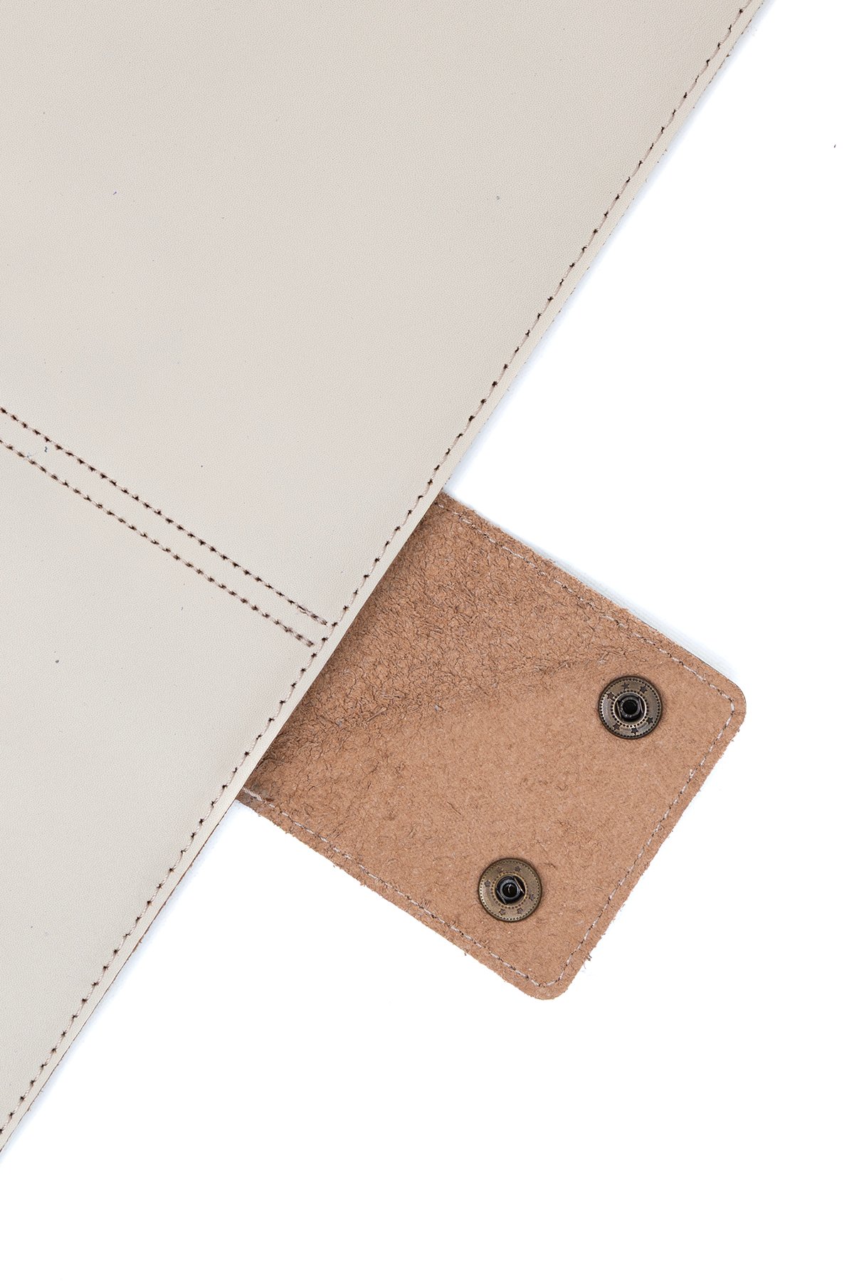 13-14 Inç Macbook Pro-air Vegan Deri Organizer Evrak Çantası Tablet Kılıfı 