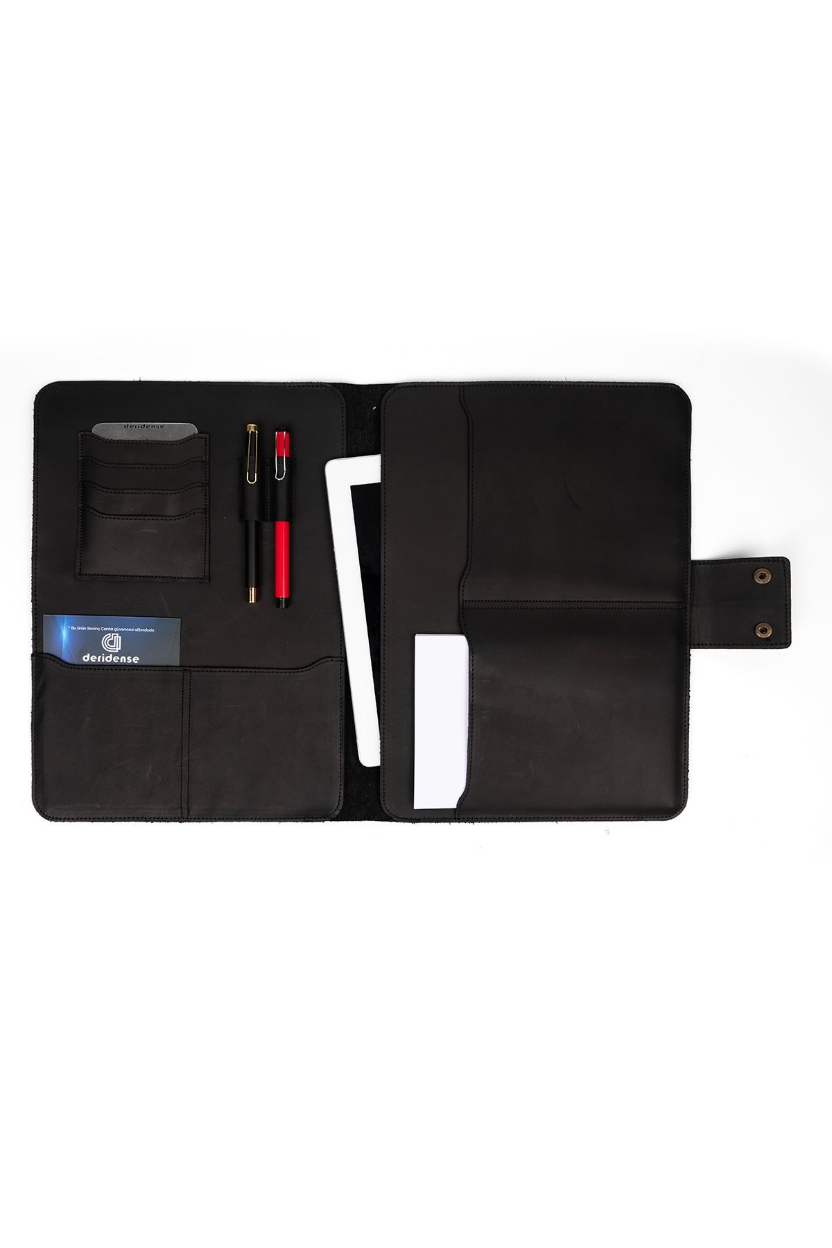 M2 13-14 Inç Macbook Pro-air Hakiki Deri Crazy Deri Organizer Evrak Çantası Tablet Kılıfı