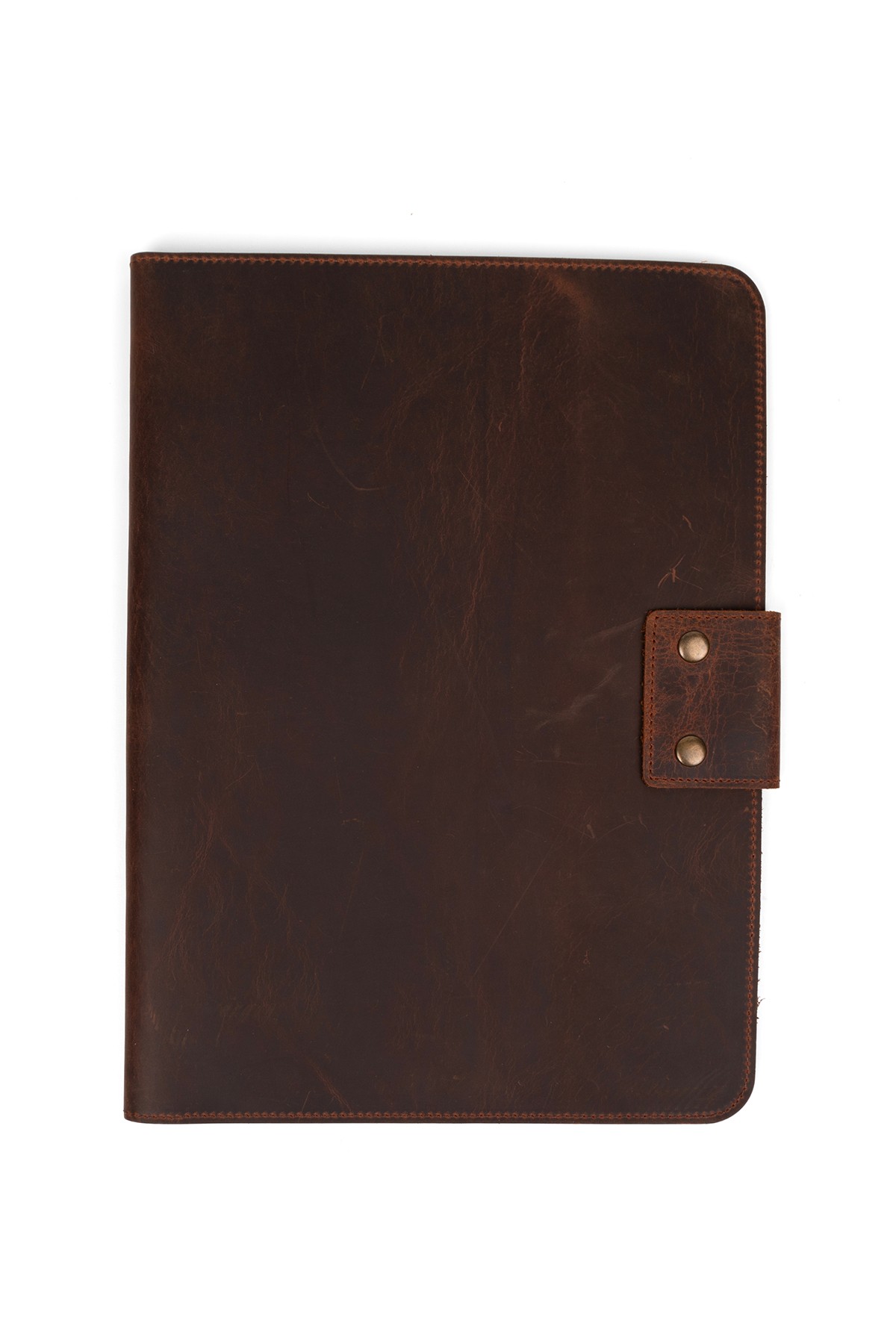 M2 13-14 Inç Macbook Pro-air Hakiki Deri Organizer Evrak Çantası Tablet Kılıfı