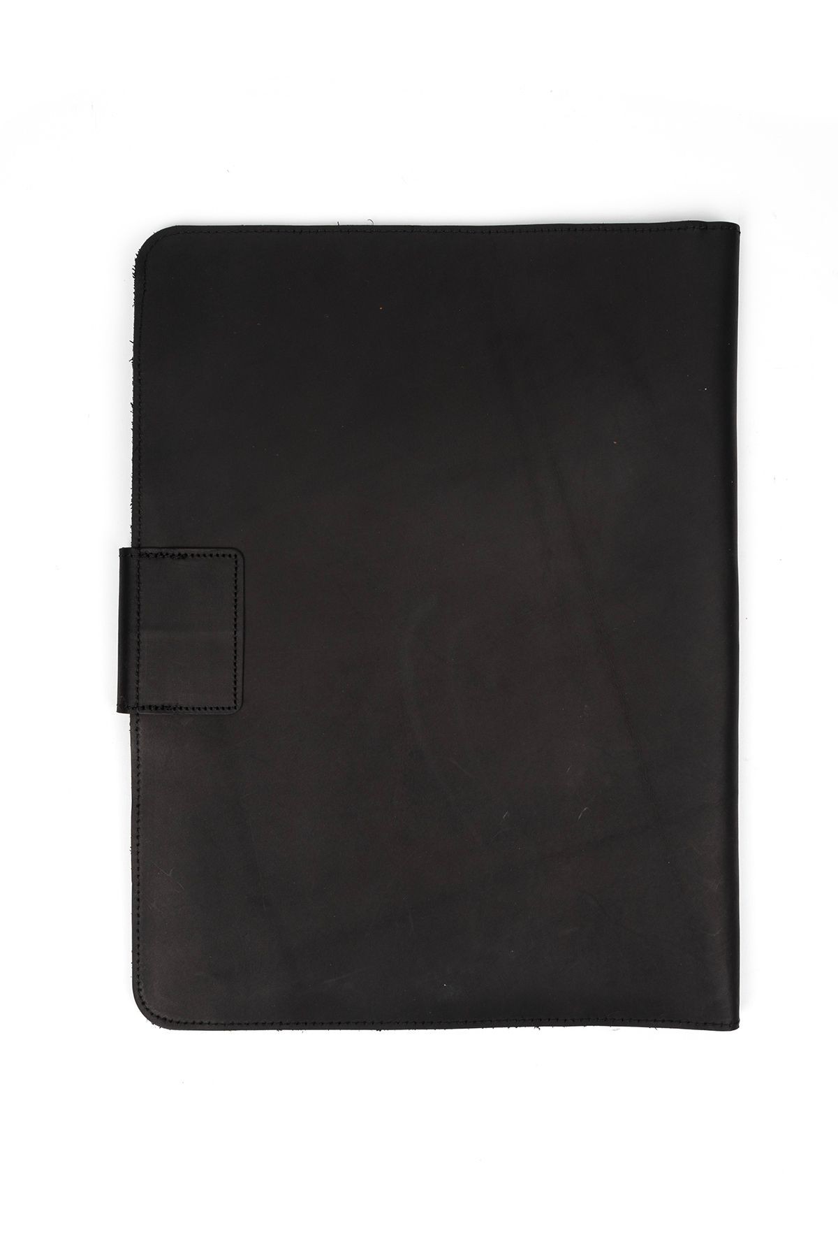 M2 13-14 Inç Macbook Pro-air Hakiki Deri Crazy Deri Organizer Evrak Çantası Tablet Kılıfı