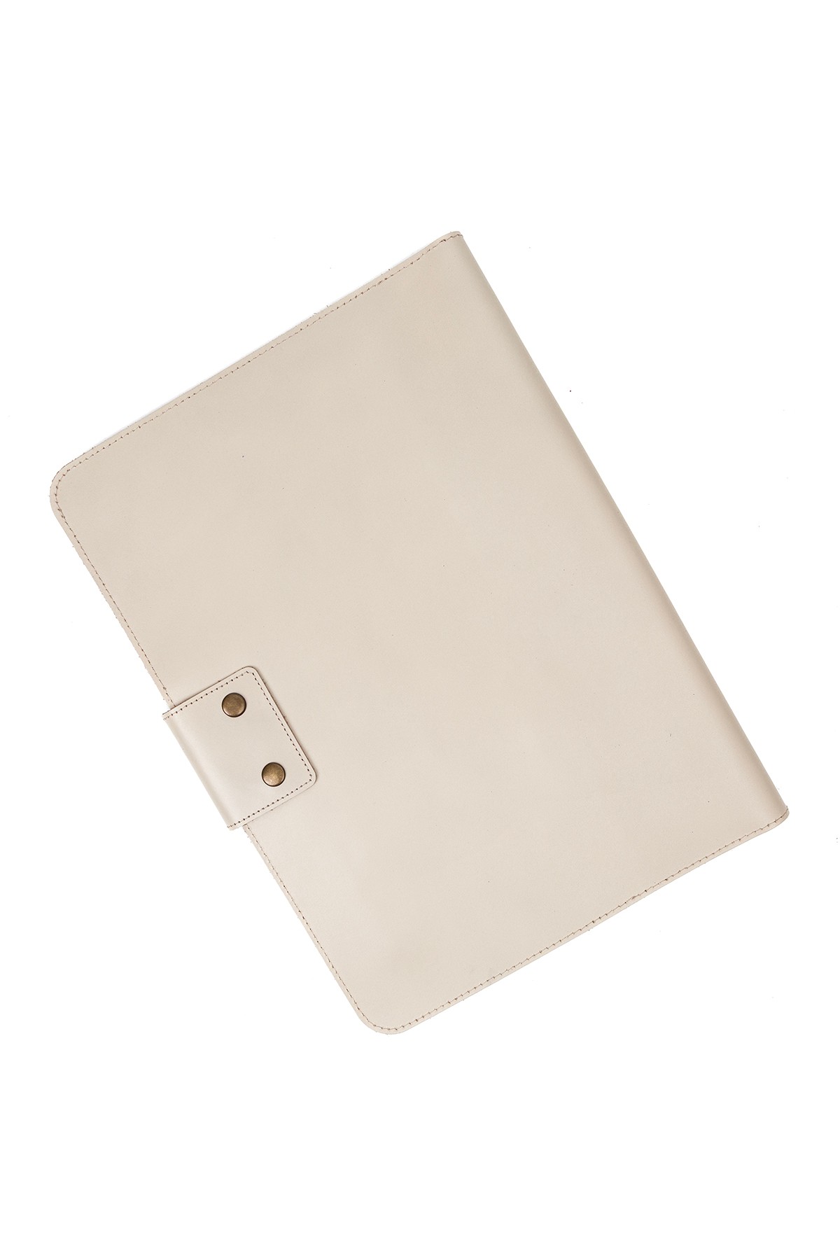 13-14 Inç Macbook Pro-air Vegan Deri Organizer Evrak Çantası Tablet Kılıfı 