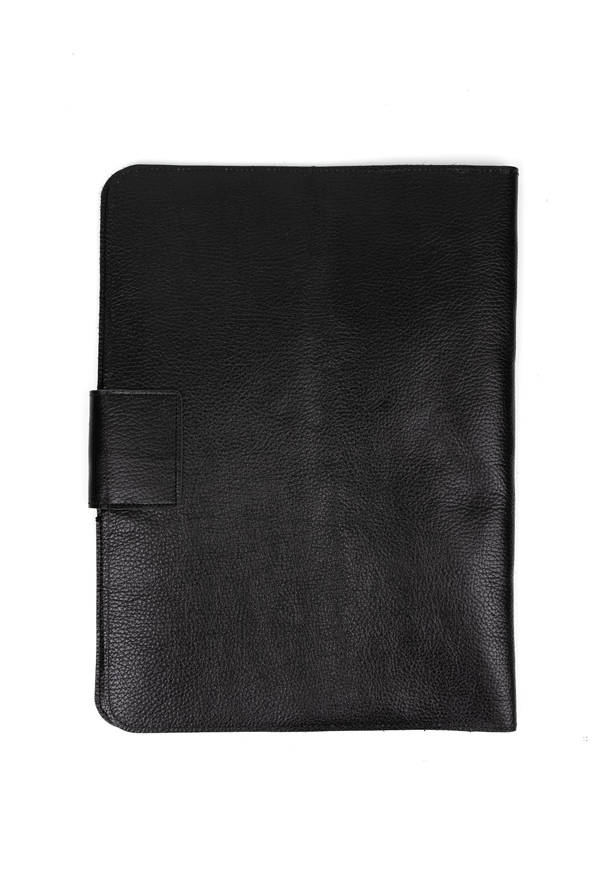 M2 13-14 Inç Macbook Pro-air Hakiki Deri Crazy Deri Organizer Evrak Çantası Tablet Kılıfı