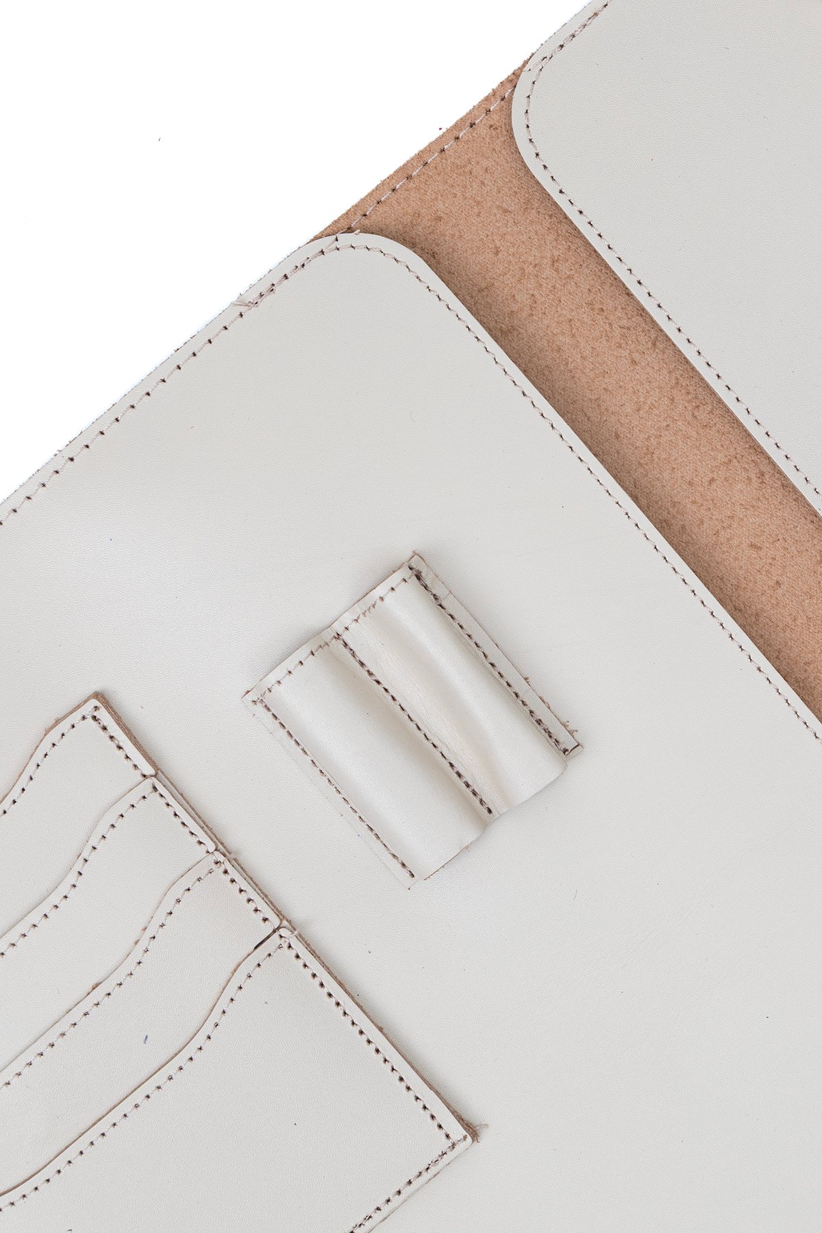 13-14 Inç Macbook Pro-air Vegan Deri Organizer Evrak Çantası Tablet Kılıfı 