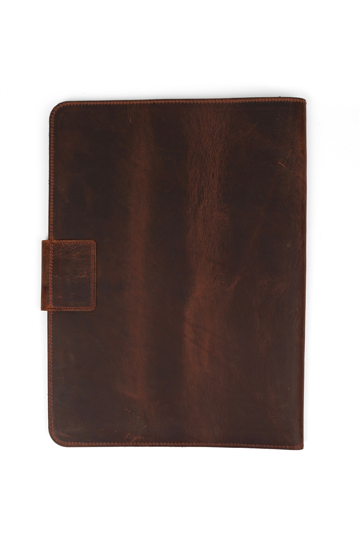 M2 13-14 Inç Macbook Pro-air Hakiki Deri Organizer Evrak Çantası Tablet Kılıfı