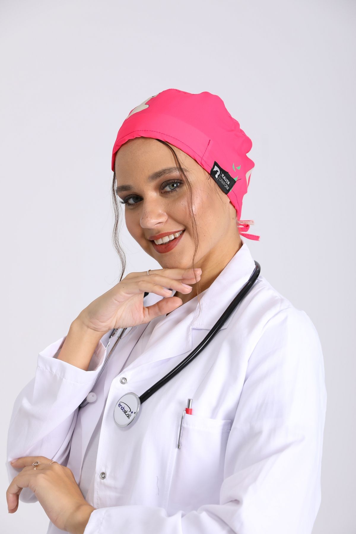 Desenli Hemşire Doktor Hastane Aşçı Cerrahi Bone
