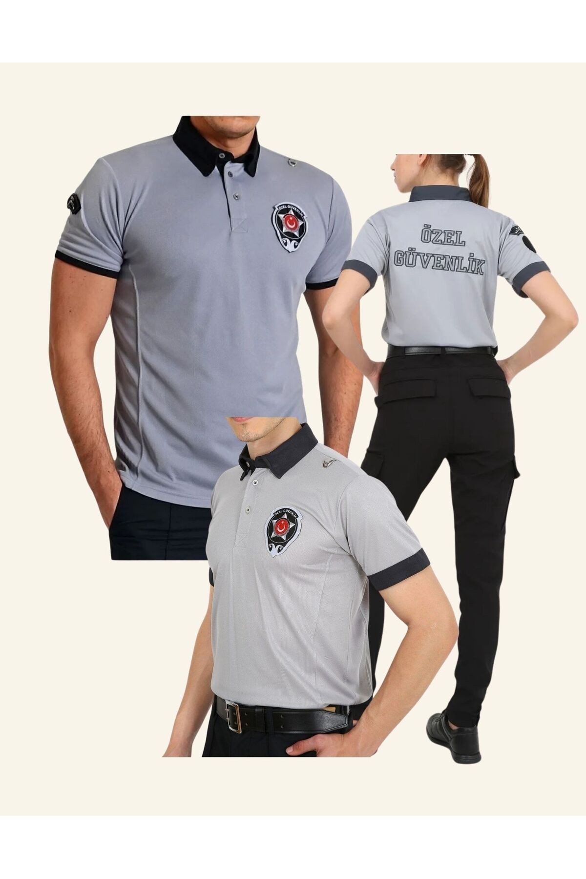 ARMALI ÖZEL GÜVENLİK T-SHIRT- BAYAN ERKEK UNİSEX -DRY TOUCH