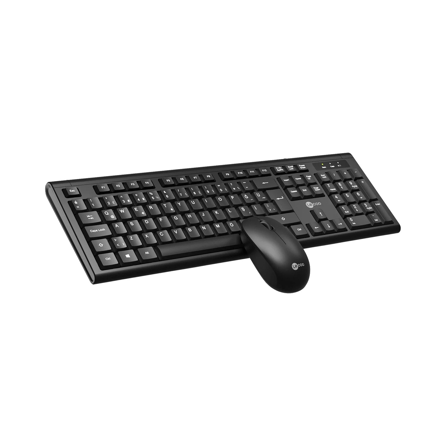 LECOO KW200 SİYAH KLAVYE SET