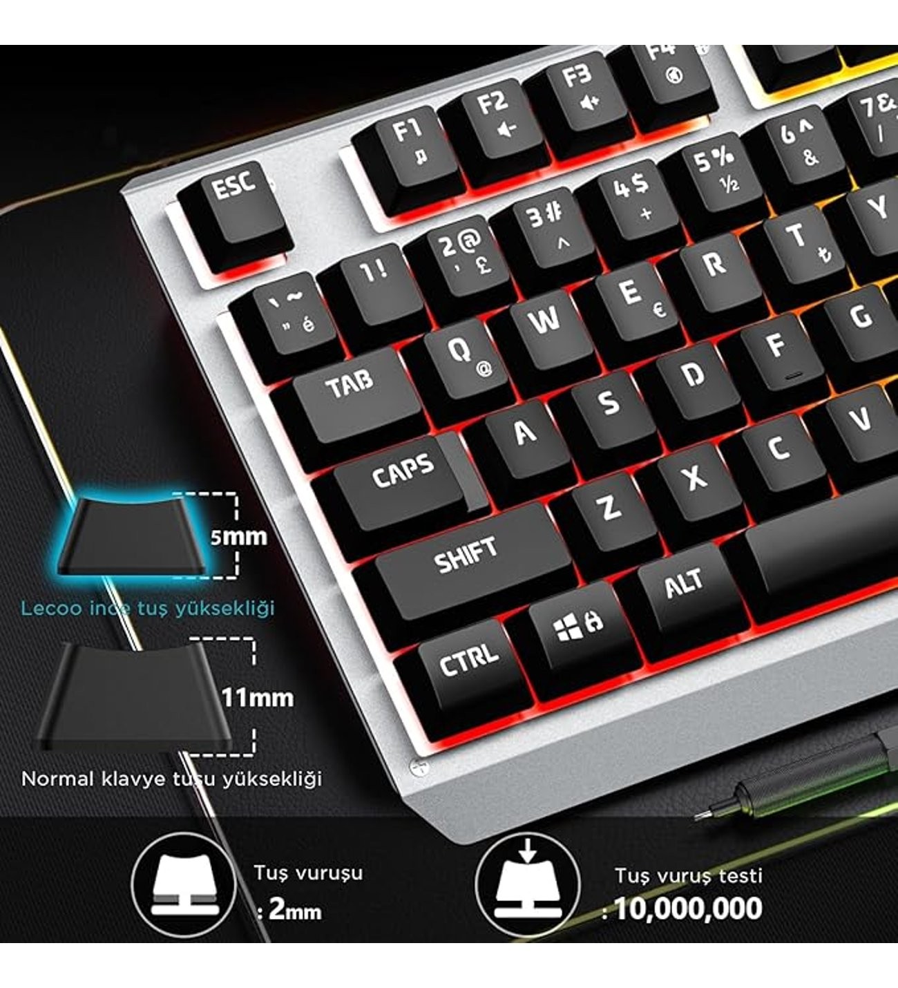 LECOO KB121 GAMİNG KEYBOARD