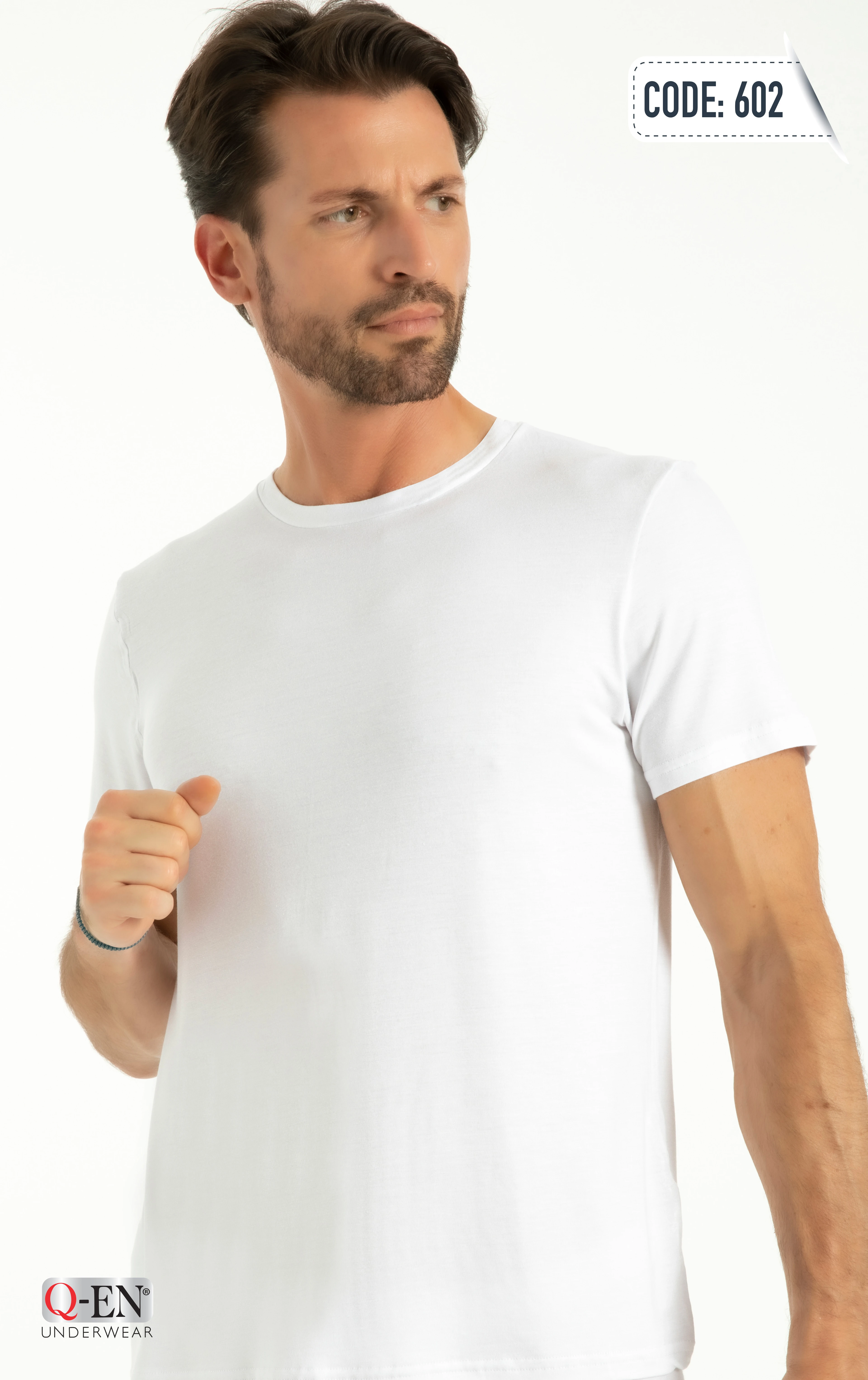 BAMBU O Yaka Kısa Kol Fanila COD 602