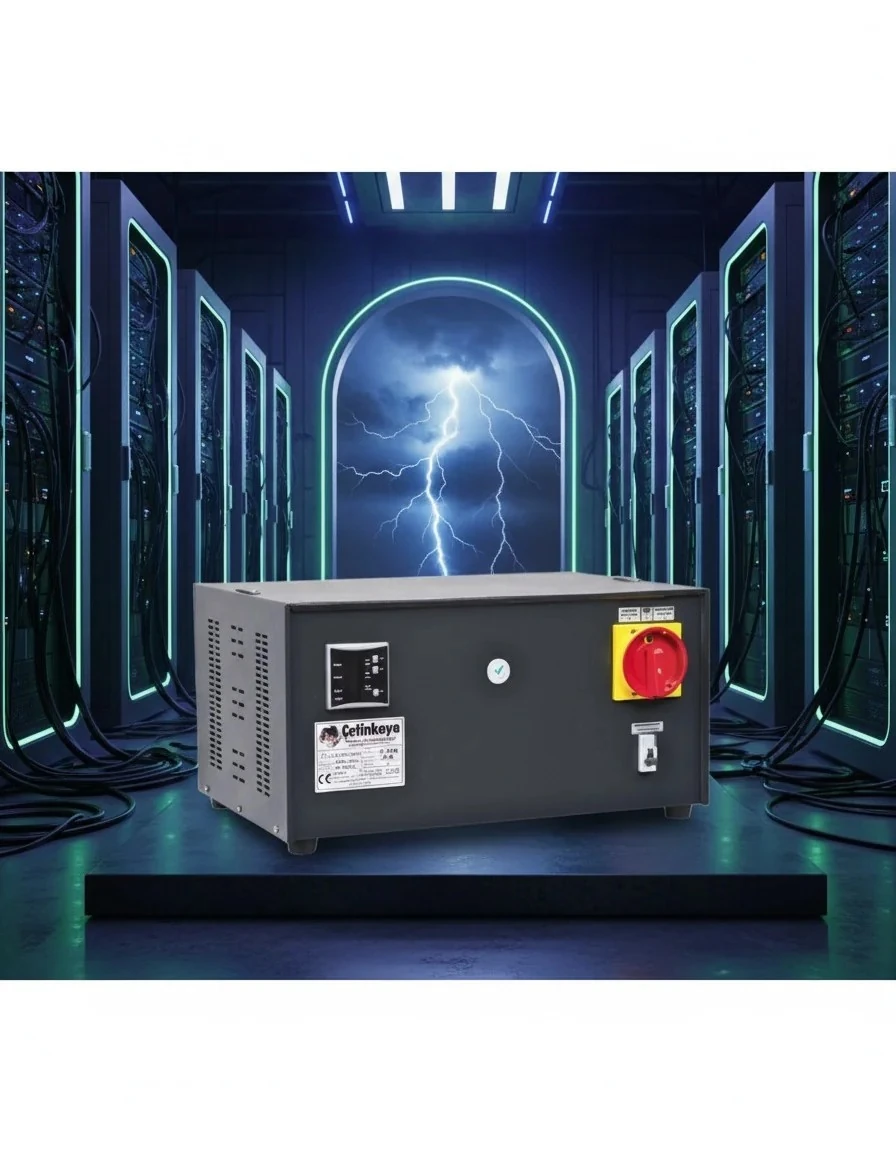 Çetinkaya 50 kVA Monofaze Voltaj Regülatörü (175/265V) Alüminyum Mikroişlemcili – S11 A1Y 11