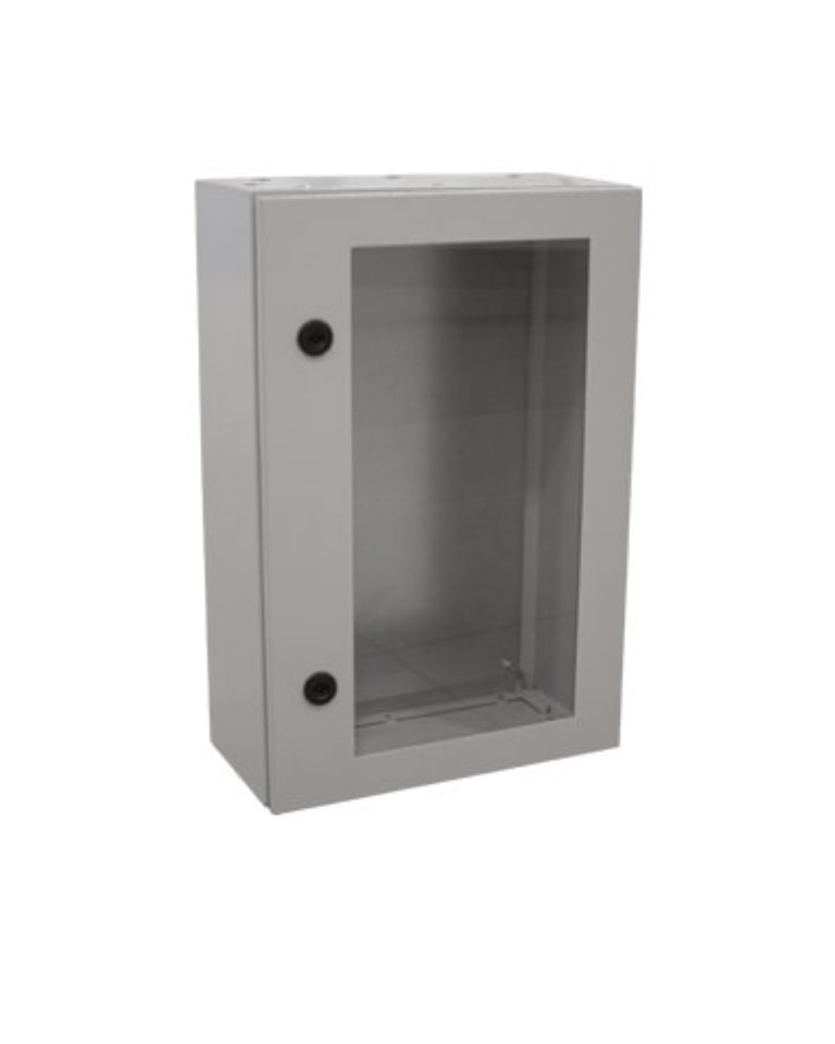 Çetinkaya 60*80*20 Camlı Metal Pano Tam Etanj  ÇP 144 Duvar Tipi Taban Saçlı