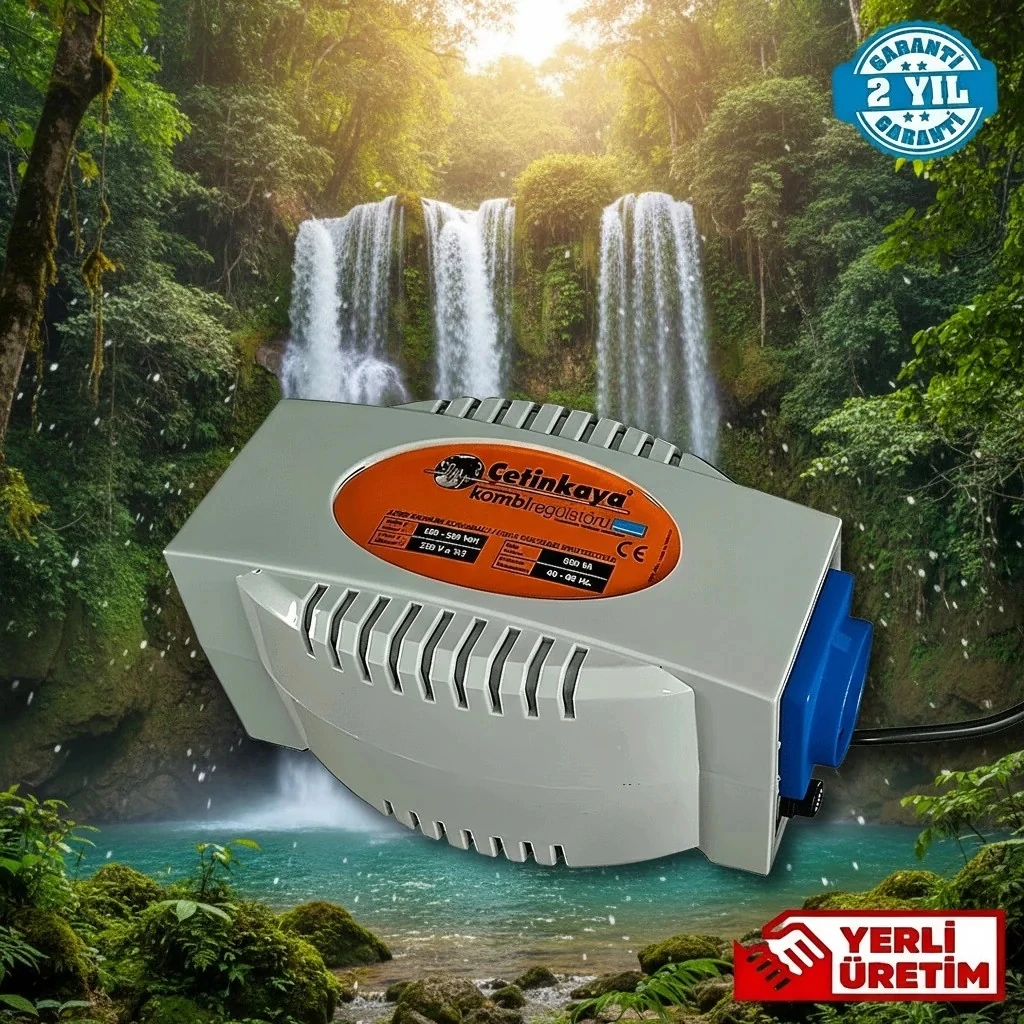 Çetinkaya 500 Va Kombi Regülatörü Ev Tipi Regülatör Mikro İşlemcili S14 1P0 00