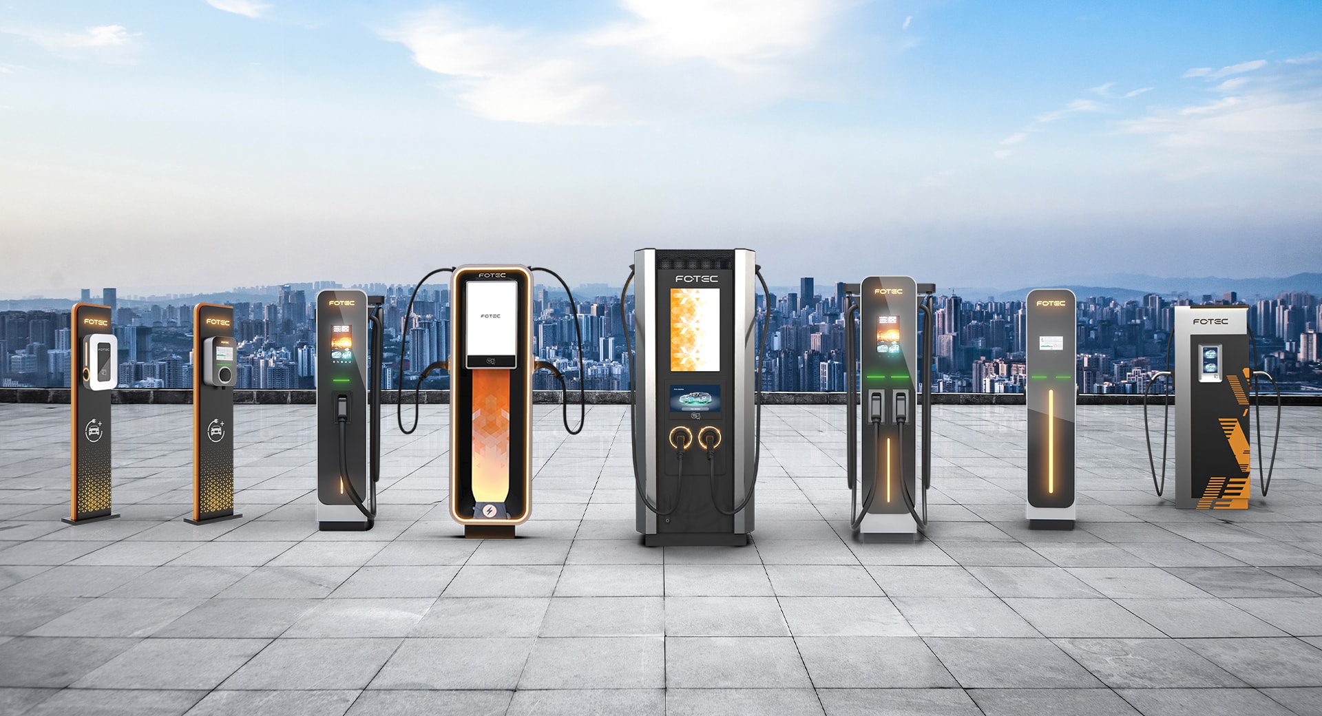 Fotec  22kW Taşınabilir Araç Şarj İstasyonu Visio Go-E AC Tri 1S  – Metal Gövde