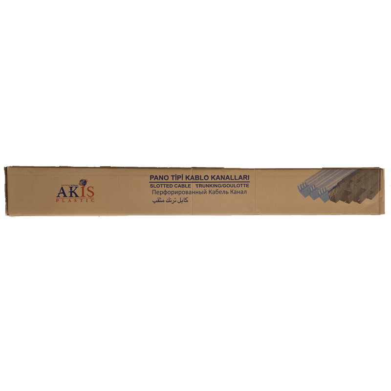 Akiş 25*25 Delikli Kablo Kanalı APSG-25025 Not:1 Metre Fiyatıdır