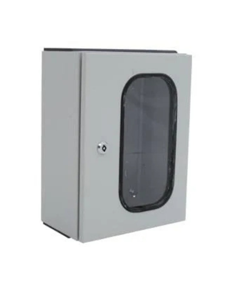 Çetinkaya 30*40*20 Camlı Metal Pano Tam Etanj  ÇP 140 Duvar Tipi Taban Saçlı