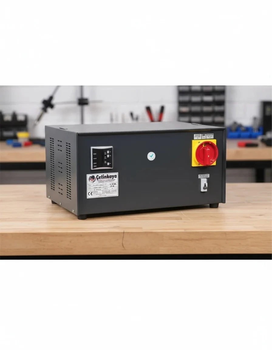 Çetinkaya Bakır 30 kVA Monofaze Voltaj Regülatörü (175/265V) Mikroişlemcili – S11 C1Y 09
