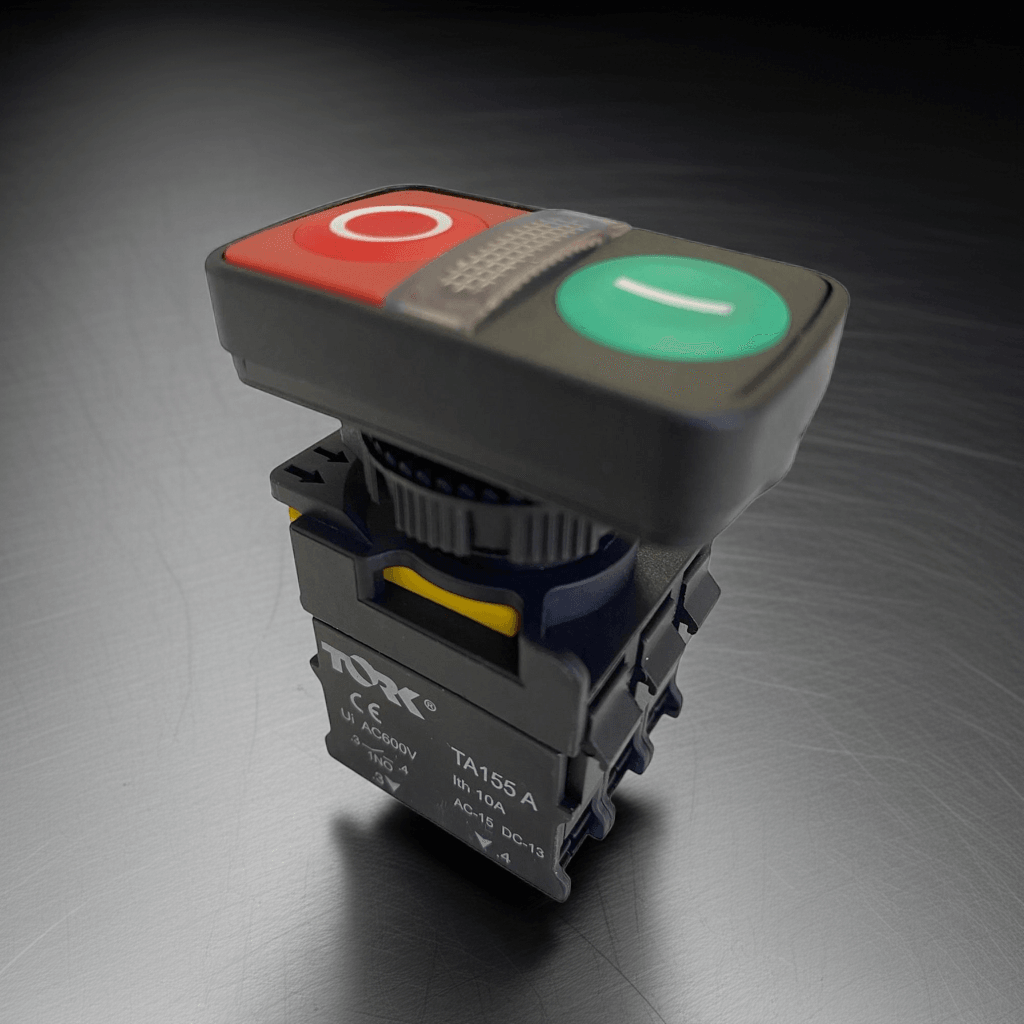 TRK-A3-11R NO1+NC1 İKİZ BUTON