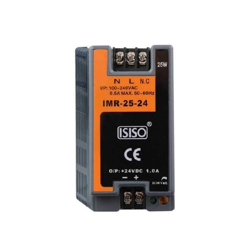 Isıso 25 W 12 Vdc 2.1 A Güç Kaynağı IMR-25-12 Ray Montajlı Kapalı Tip IMR-25-12