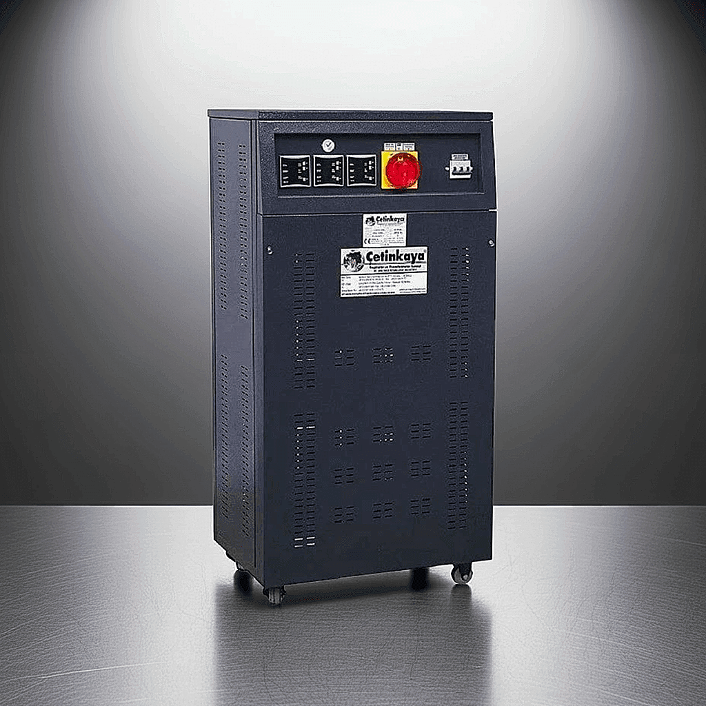 Çetinkaya 120 kVA Trifaze Regülatör S11 A3Y 10  | 300/460V-380V Endüstriyel Voltaj Dengeleyici