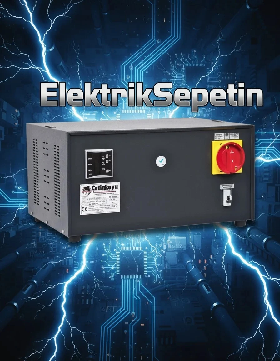 Çetinkaya 7,5 kVA Monofaze Voltaj Regülatörü (175/265V) Alüminyum Mikroişlemcili – S11 A1Y 04