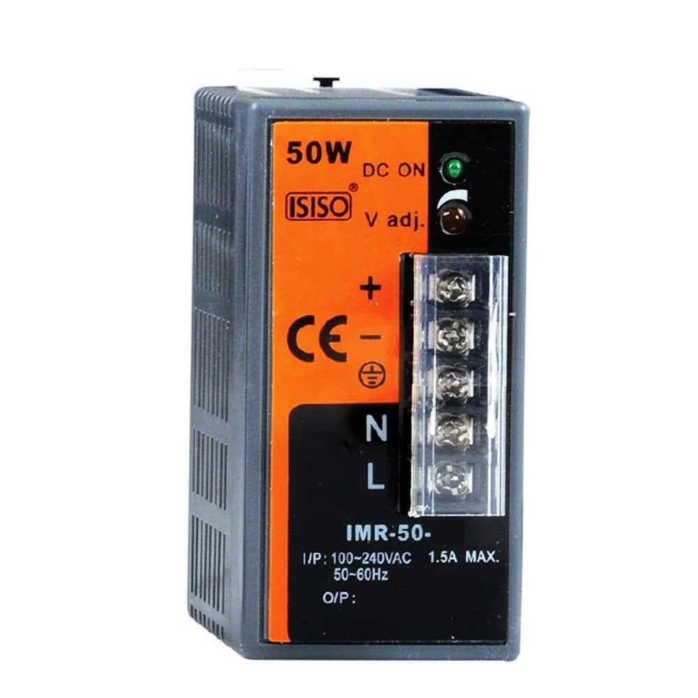 Isıso 50 W 12 Vdc 4.2 A Güç Kaynağı IMR-50-12  Ray Montajlı Kapalı Tip 