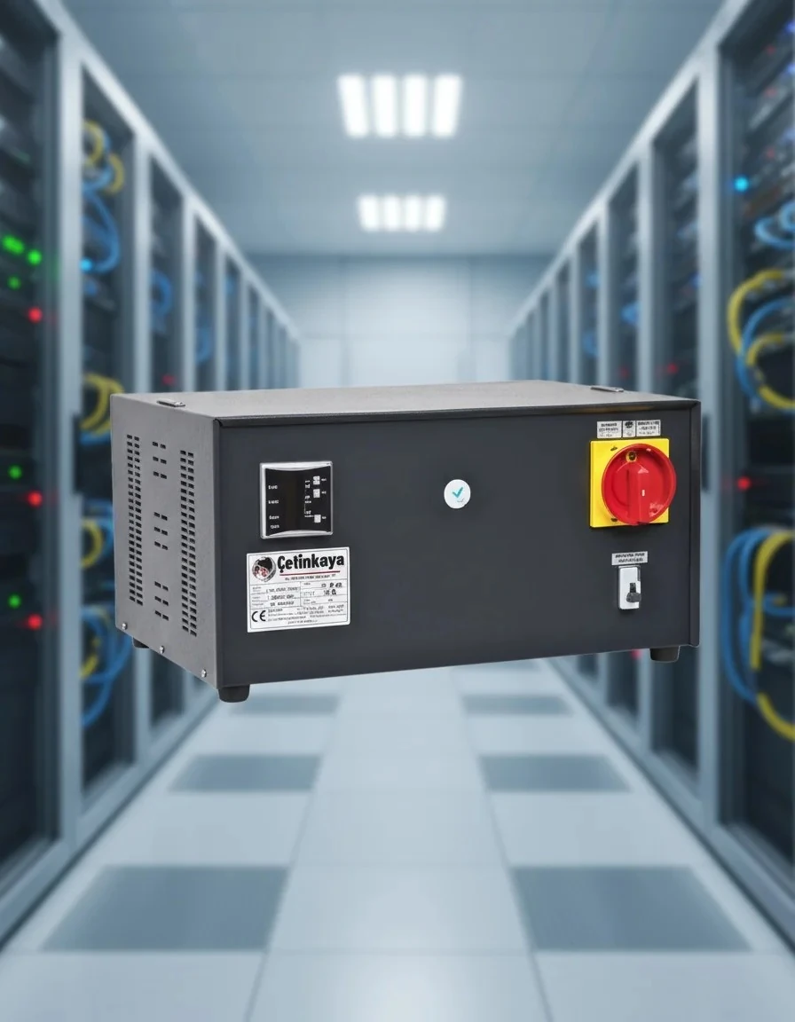 Çetinkaya Bakır 50 kVA Monofaze Voltaj Regülatörü (175/265V) Mikroişlemcili – S11 C1Y 11