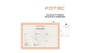 Fotec  22kW Taşınabilir Araç Şarj İstasyonu Visio Go-E AC Tri 1S  – Metal Gövde