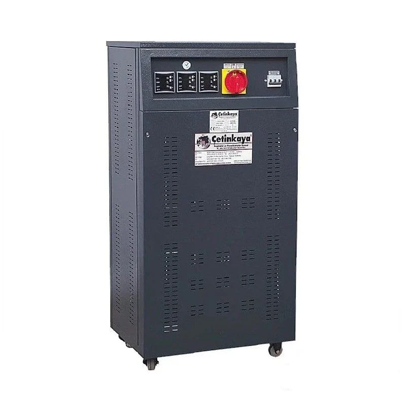 Çetinkaya 150 kVA Korumalı Voltaj Regülatörü Trifaze  (300/460V) Alüminyum Mikroişlemcili – S11 A3KY 11