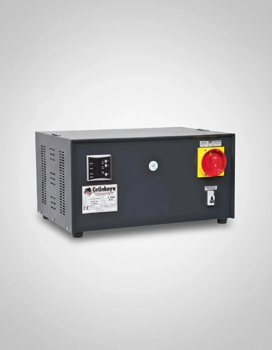 Çetinkaya Bakır 40 kVA Monofaze Voltaj Regülatörü (175/265V) Mikroişlemcili – S11 C1Y 10