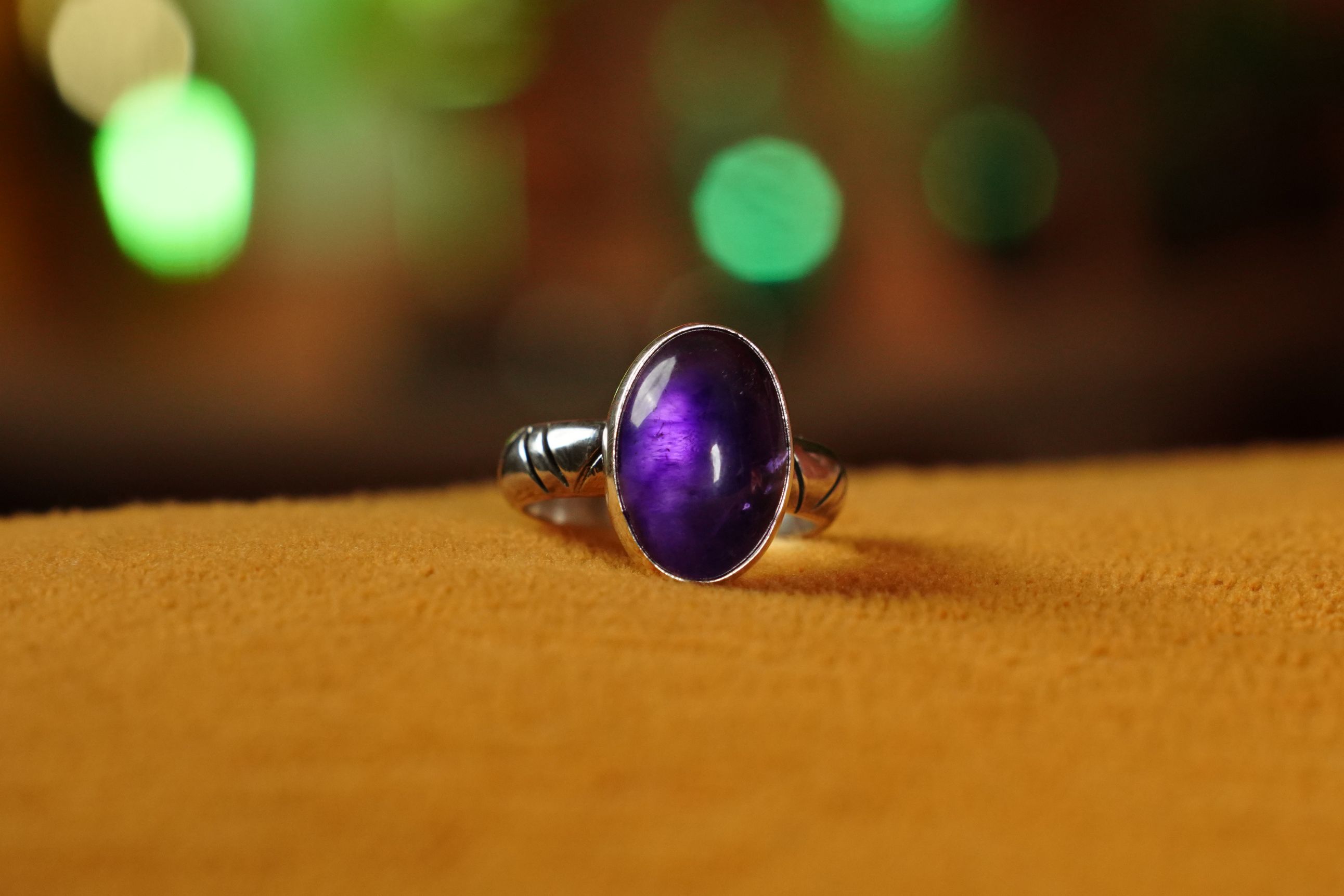 “Mystic Silence” – Amethyst Taşlı Yüzük 0 image